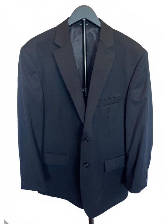 Pronto Uomo Other - Pronto Uomo Platinum Black 100% Wool Blazer Sport Coat Men's 46 Short 2 Button